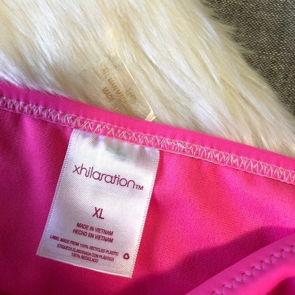 NWT xhiliration strappy cheeky bikini bottom women's size XL extra large - Picture 4 of 5